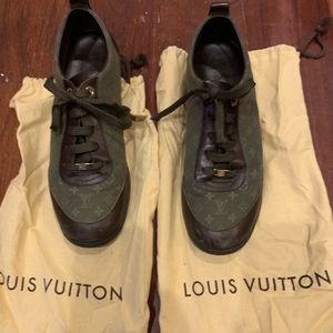 Authentic Louis Vuitton Brown Sneakers